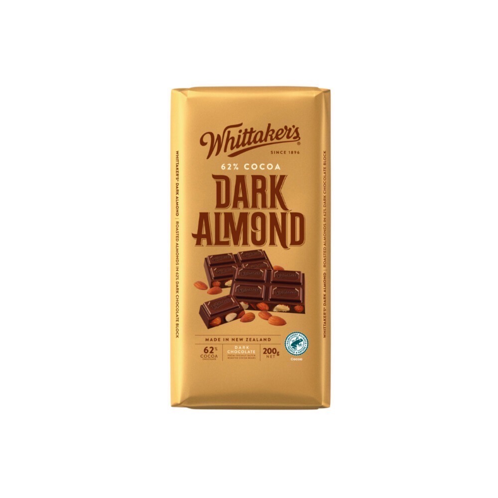 Whittakers 惠特克巧克力 多種口味 榛果 黑巧克力 花生 焦糖 牛扎糖-規格圖1