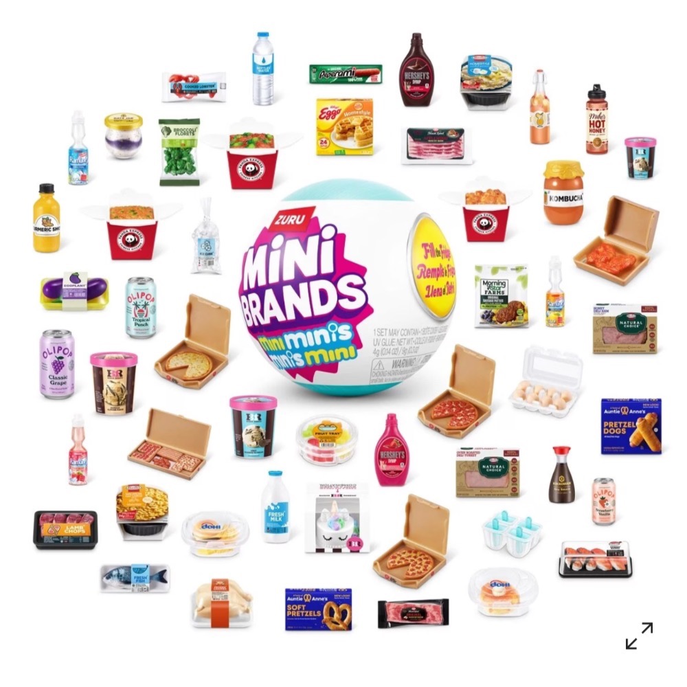 ZURU冰箱盲盒 迷你玩具盲盒 1個迷你冰箱盲盒球-細節圖2