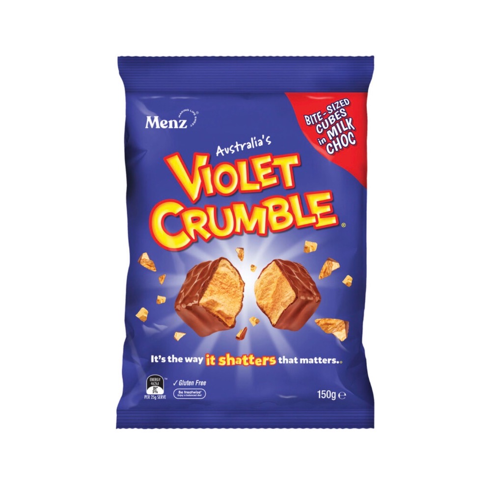 Violet Crumble 蜂窩巧克力 薄荷蜂窩巧克力 130克-規格圖1