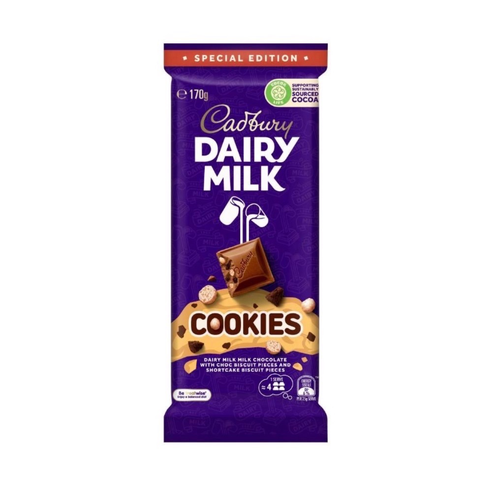 Cadbury Dairy 巧克力 多種口味 薄荷泡泡 白巧泡泡 蜂窩花生 棉花糖 綜合 跳跳糖-規格圖1