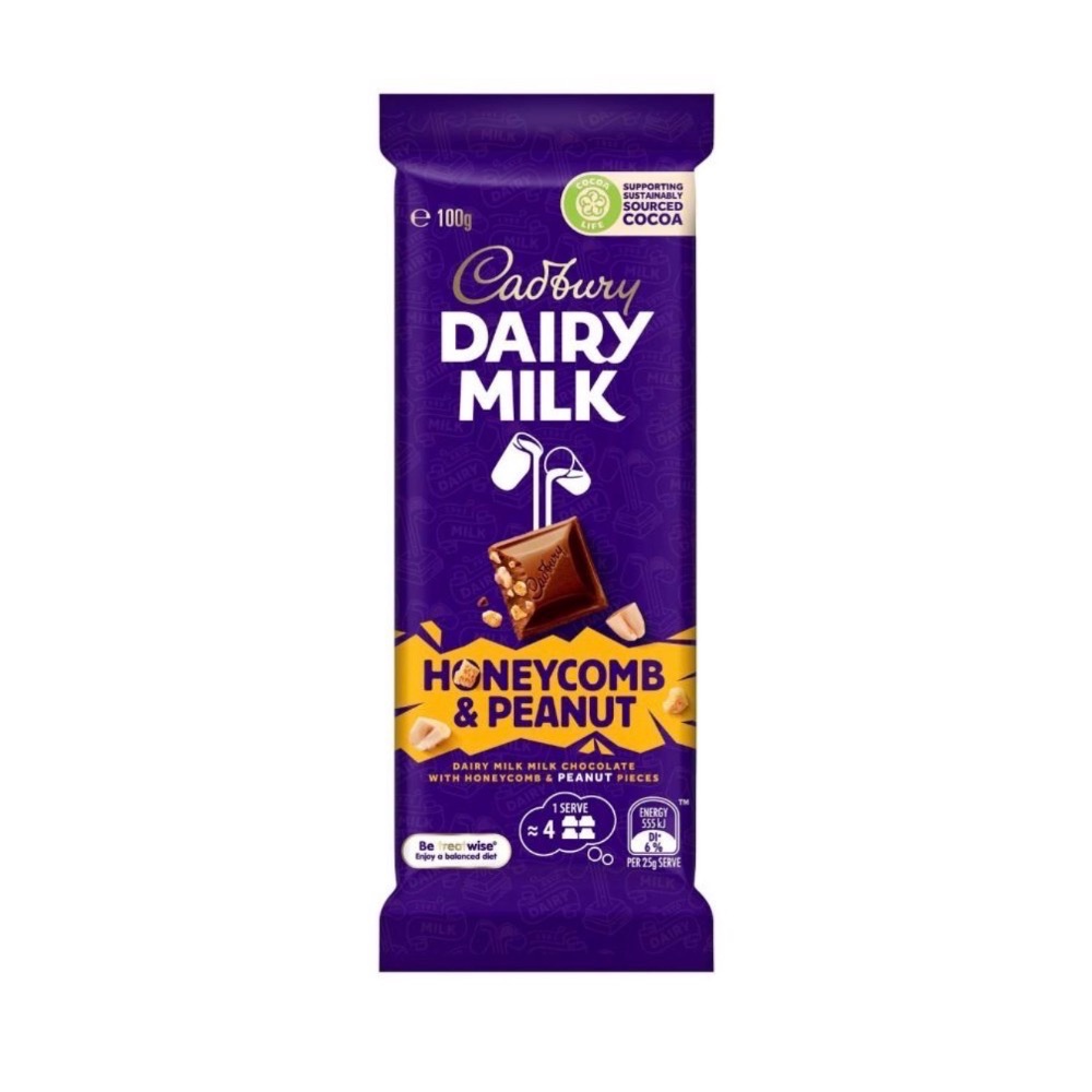 Cadbury Dairy 巧克力 多種口味 薄荷泡泡 白巧泡泡 蜂窩花生 棉花糖 綜合 跳跳糖-規格圖1