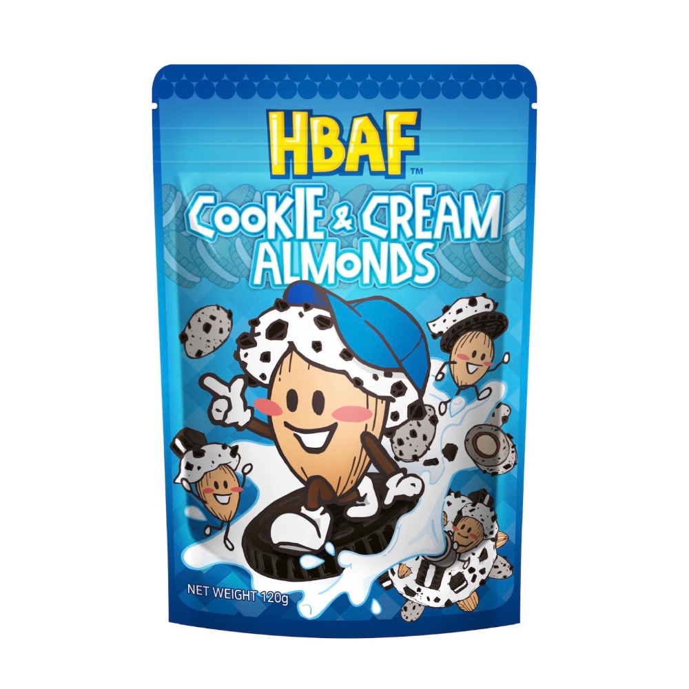 HBAF 黃油蜂蜜杏仁 奶油蜂蜜杏仁 蜂蜜奶油杏仁 奶油餅乾杏仁 黃油餅乾杏仁 130克-規格圖1