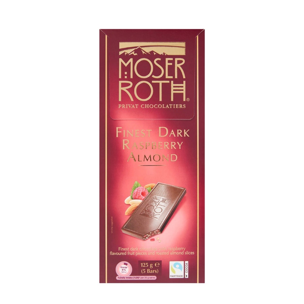 Moser 巧克力 125克 多種口味 薄荷 黑巧克力 白巧克力 海鹽焦糖-規格圖1