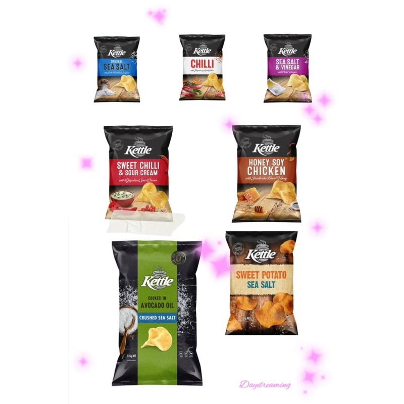 澳洲 kettle 薯片 洋芋片 辣椒 蜂蜜雞汁 黑松露 地瓜 甜辣 酪梨-細節圖2