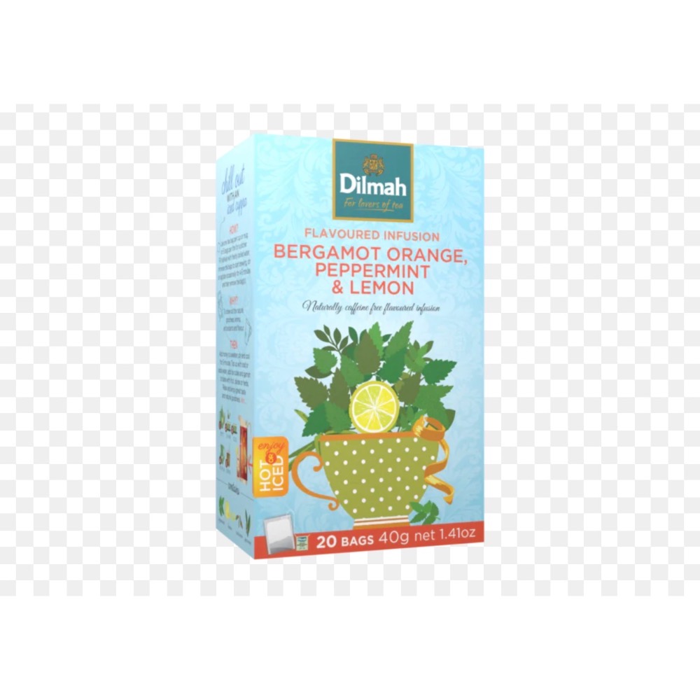Dilmah 帝瑪 無咖啡因系列 一盒20包入 檸檬薄荷 薑味薄荷 辣椒可可 肉桂薑黃-規格圖1