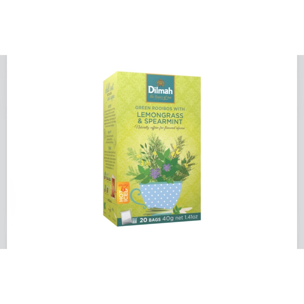 Dilmah 帝瑪 無咖啡因系列 一盒20包入 檸檬薄荷 薑味薄荷 辣椒可可 肉桂薑黃-規格圖1
