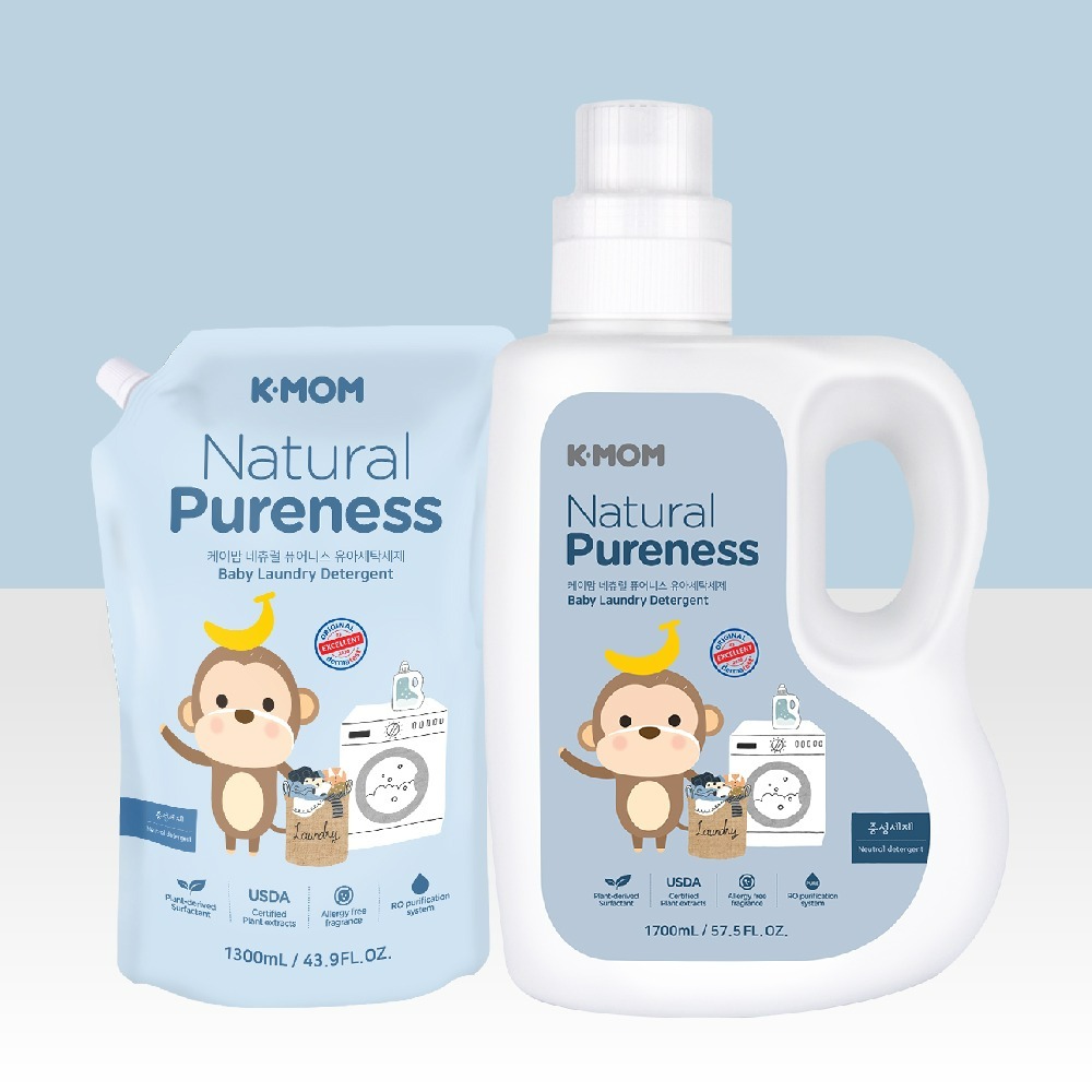 韓國 MOTHER-K 有機植萃嬰幼兒 洗衣精  柔軟精 1700ml  1300ml【ᴛᴜᴍᴀɴᴅɪ 選品】-細節圖3