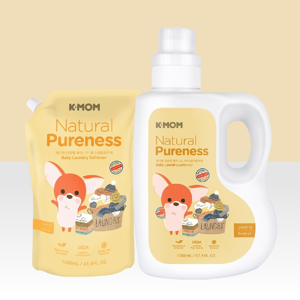 韓國 MOTHER-K 有機植萃嬰幼兒 洗衣精  柔軟精 1700ml  1300ml【ᴛᴜᴍᴀɴᴅɪ 選品】-細節圖4