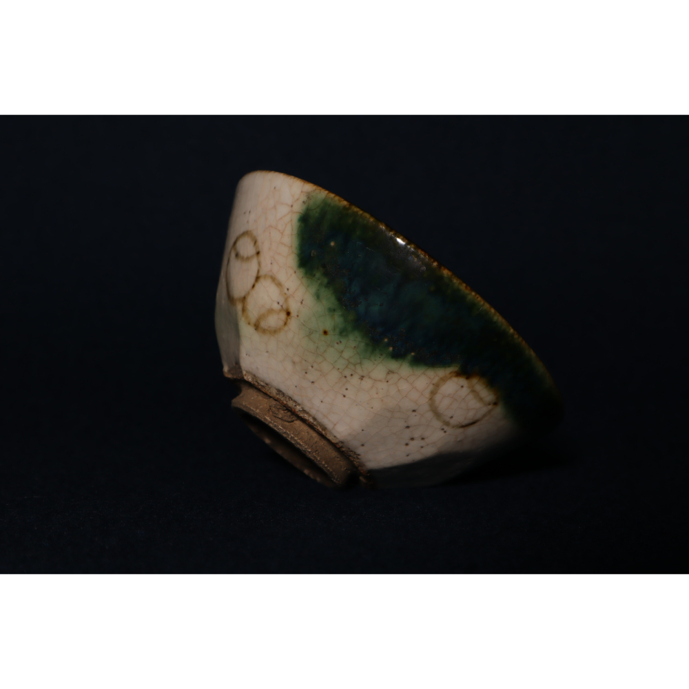 《部町》日本 時代物 桃山-江戶時期 古織部燒 抹茶碗 茶盞-細節圖5