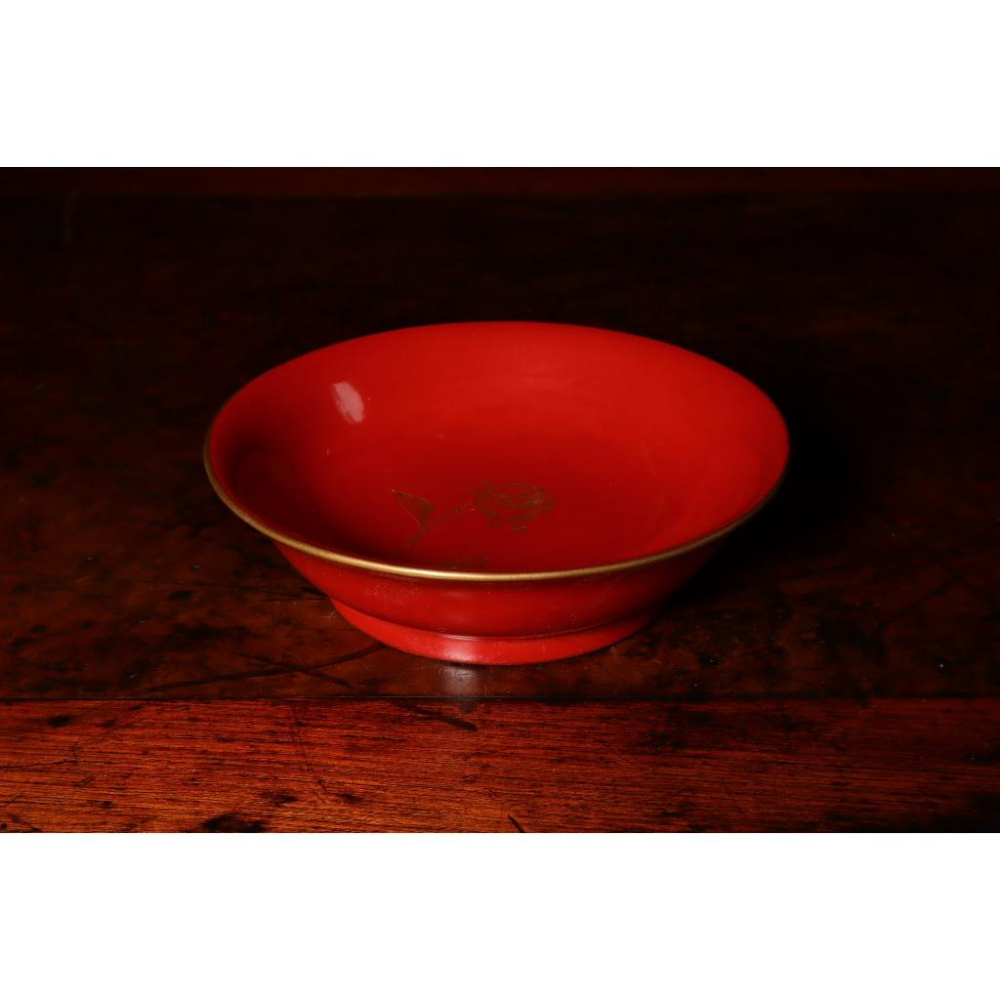 《部町》日本 木胎 沈金花卉朱漆菓子盤 ｜抹茶 茶道具 茶道 花道 花藝 神社 京都 古董 茶碗 茶杯-細節圖4