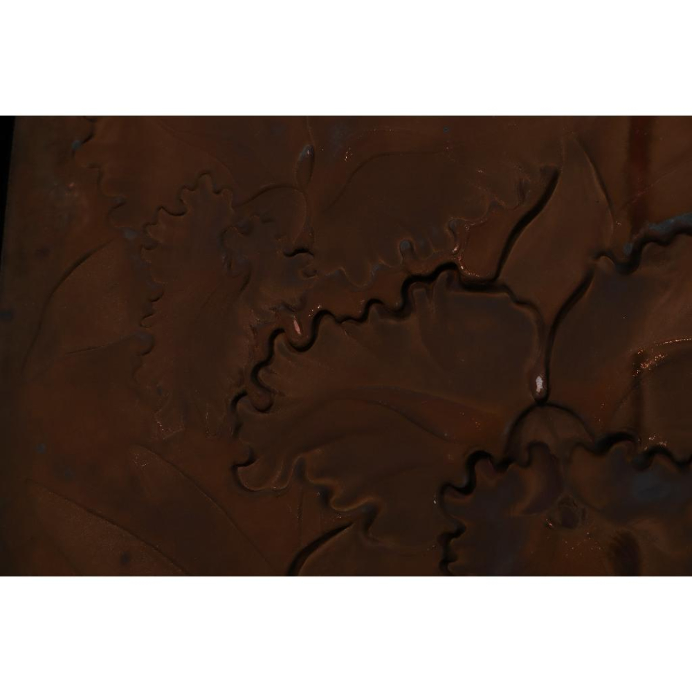 《部町》日本 人間國寶 金森 映井智 雕金 鳶尾花 銅版畫｜抹茶 茶道具 茶道 花道 花藝 神社 京都 古董 茶碗 茶杯-細節圖7