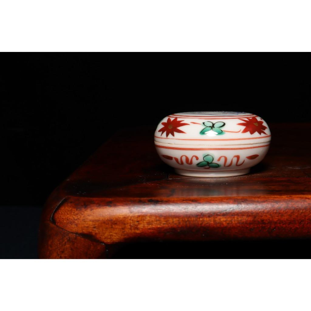 《部町》日本 靜山 手繪 犬 香盒｜抹茶 茶道具 茶道 花道 花藝 神社 京都 古董 茶碗 茶杯-細節圖4