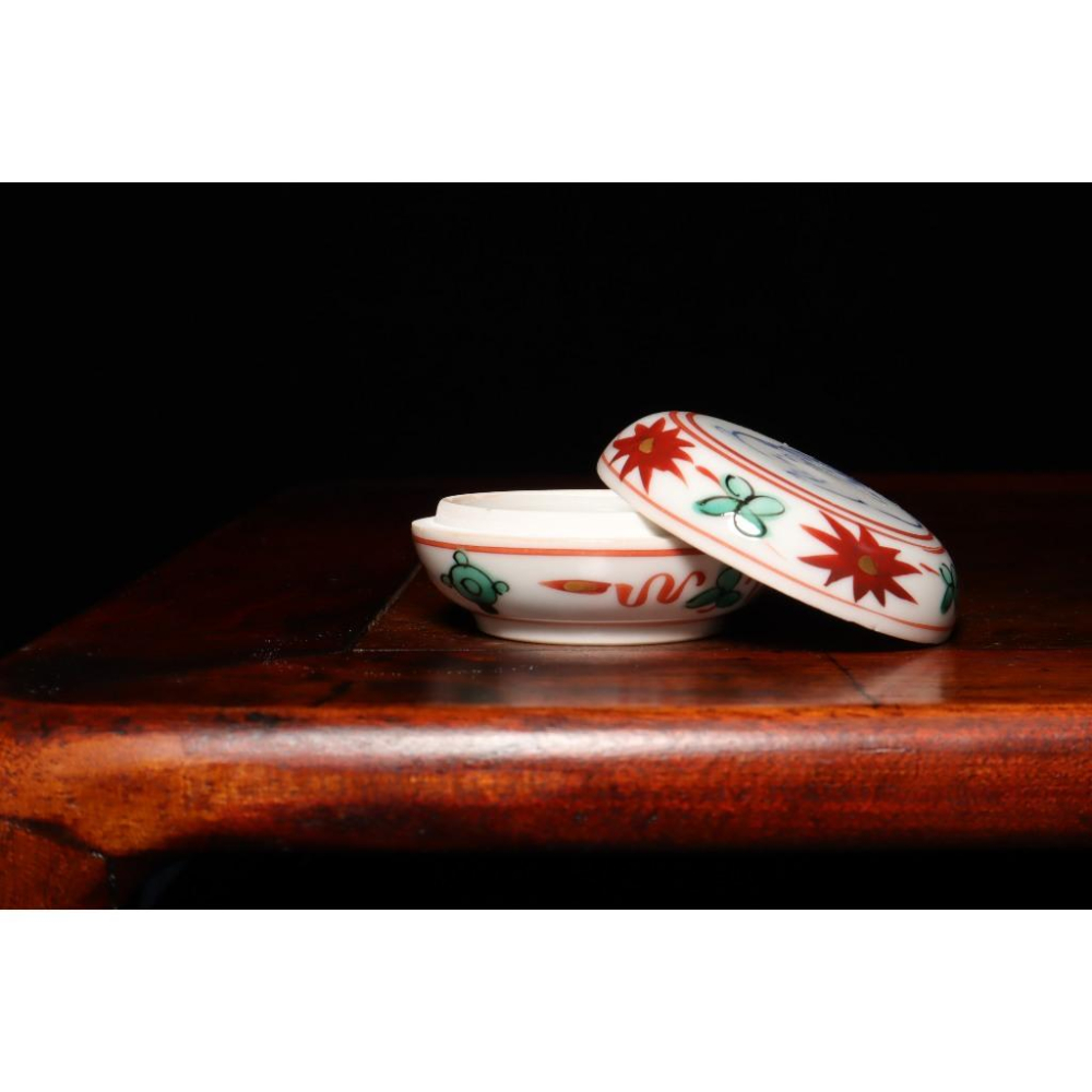 《部町》日本 靜山 手繪 犬 香盒｜抹茶 茶道具 茶道 花道 花藝 神社 京都 古董 茶碗 茶杯-細節圖5