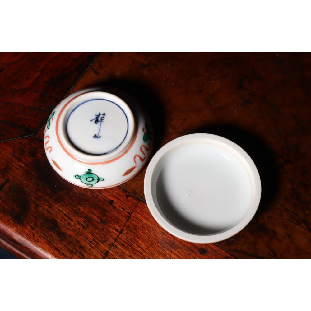 《部町》日本 靜山 手繪 犬 香盒｜抹茶 茶道具 茶道 花道 花藝 神社 京都 古董 茶碗 茶杯-細節圖6