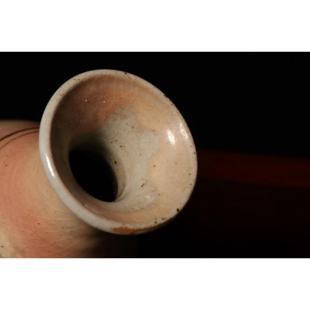 《部町》日本 萩燒鐵繪 天球瓶 花瓶｜抹茶 茶道具 茶道 花道 花藝 神社 京都 古董 茶碗 茶杯-細節圖6