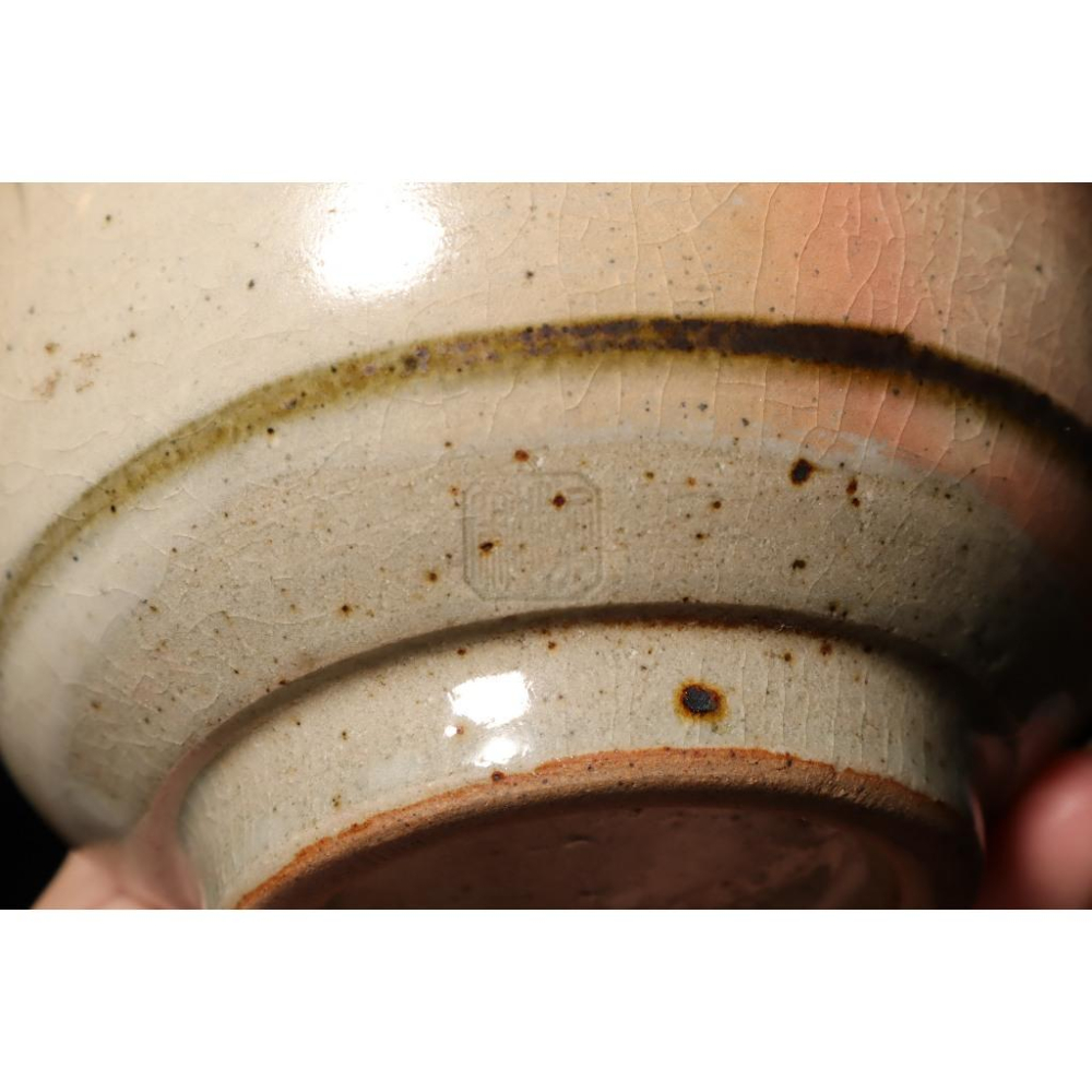 《部町》日本 萩燒鐵繪 天球瓶 花瓶｜抹茶 茶道具 茶道 花道 花藝 神社 京都 古董 茶碗 茶杯-細節圖7