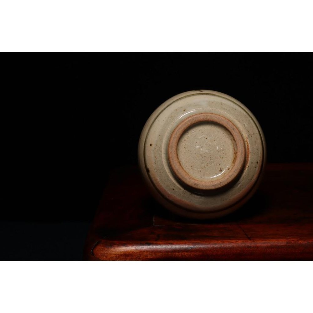 《部町》日本 萩燒鐵繪 天球瓶 花瓶｜抹茶 茶道具 茶道 花道 花藝 神社 京都 古董 茶碗 茶杯-細節圖8