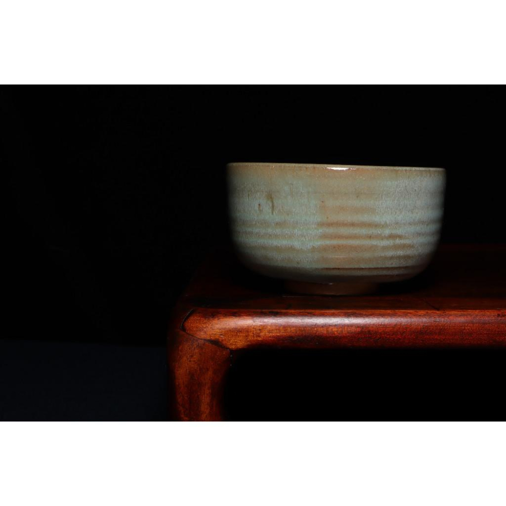 《部町》日本 信樂燒 宗陶 海鼠釉 抹茶碗｜抹茶 茶道具 茶道 花道 花藝 神社 京都 古董 茶碗 茶杯-細節圖3