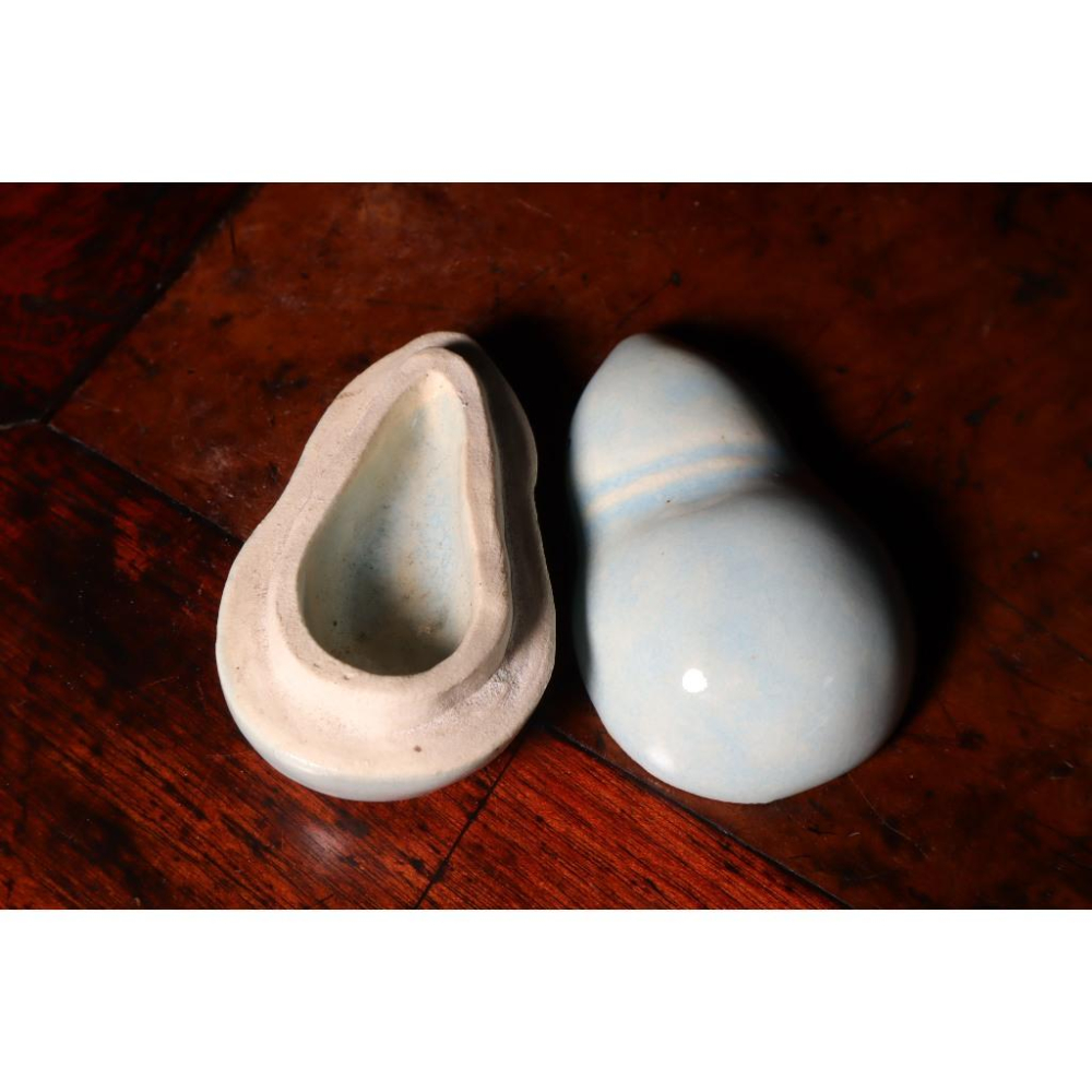 《部町》日本 手捏葫蘆香盒｜抹茶 茶道具 茶道 花道 花藝 神社 京都 古董 茶碗 茶杯-細節圖2