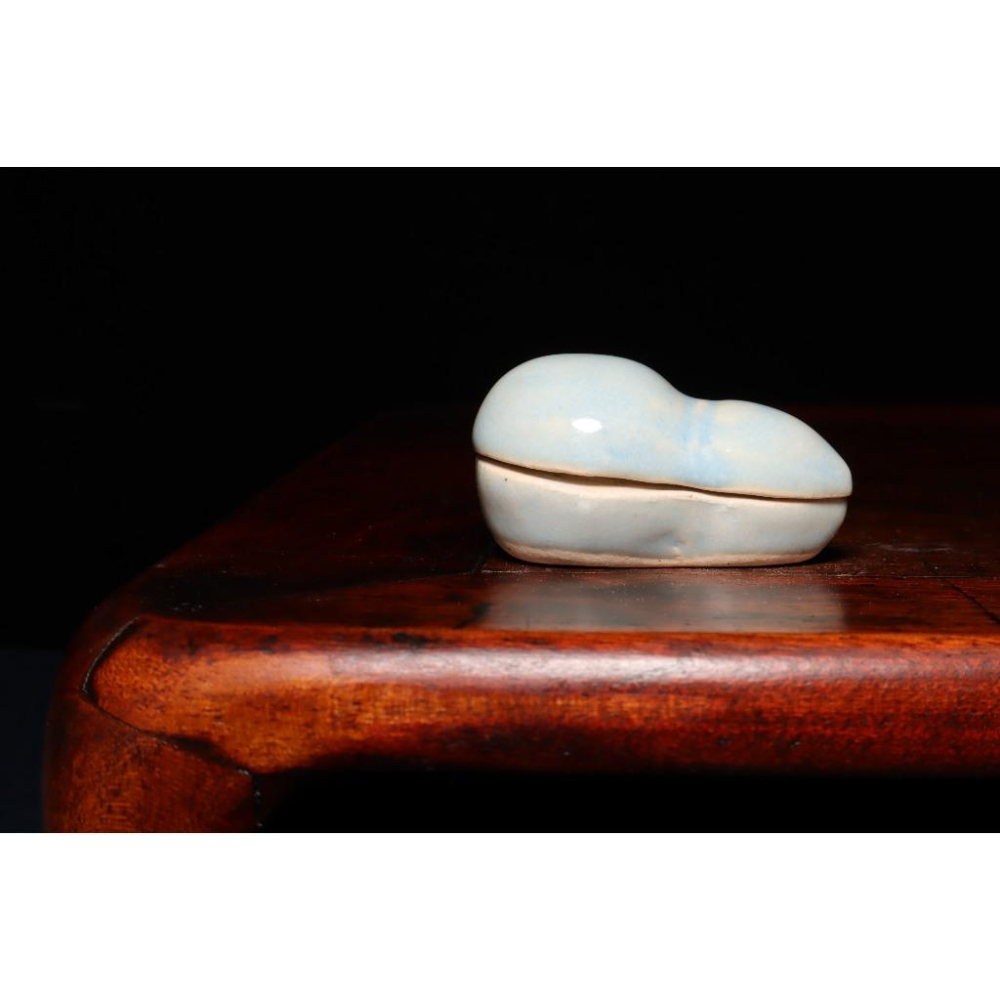 《部町》日本 手捏葫蘆香盒｜抹茶 茶道具 茶道 花道 花藝 神社 京都 古董 茶碗 茶杯-細節圖3