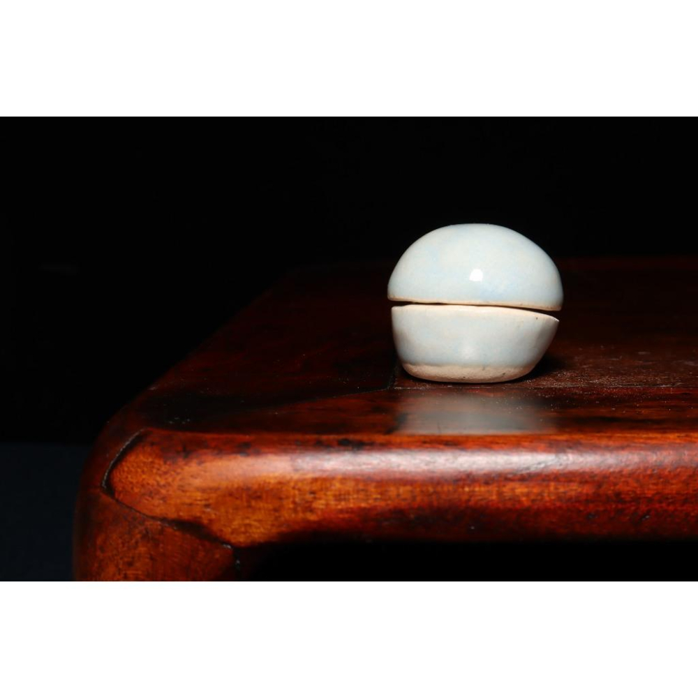 《部町》日本 手捏葫蘆香盒｜抹茶 茶道具 茶道 花道 花藝 神社 京都 古董 茶碗 茶杯-細節圖4