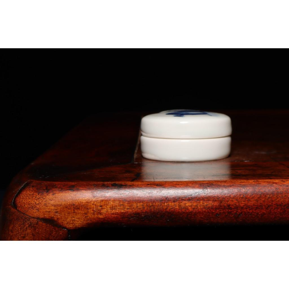 《部町》日本 青花繪葫蘆型香盒｜抹茶 茶道具 茶道 花道 花藝 神社 京都 古董 茶碗 茶杯-細節圖3