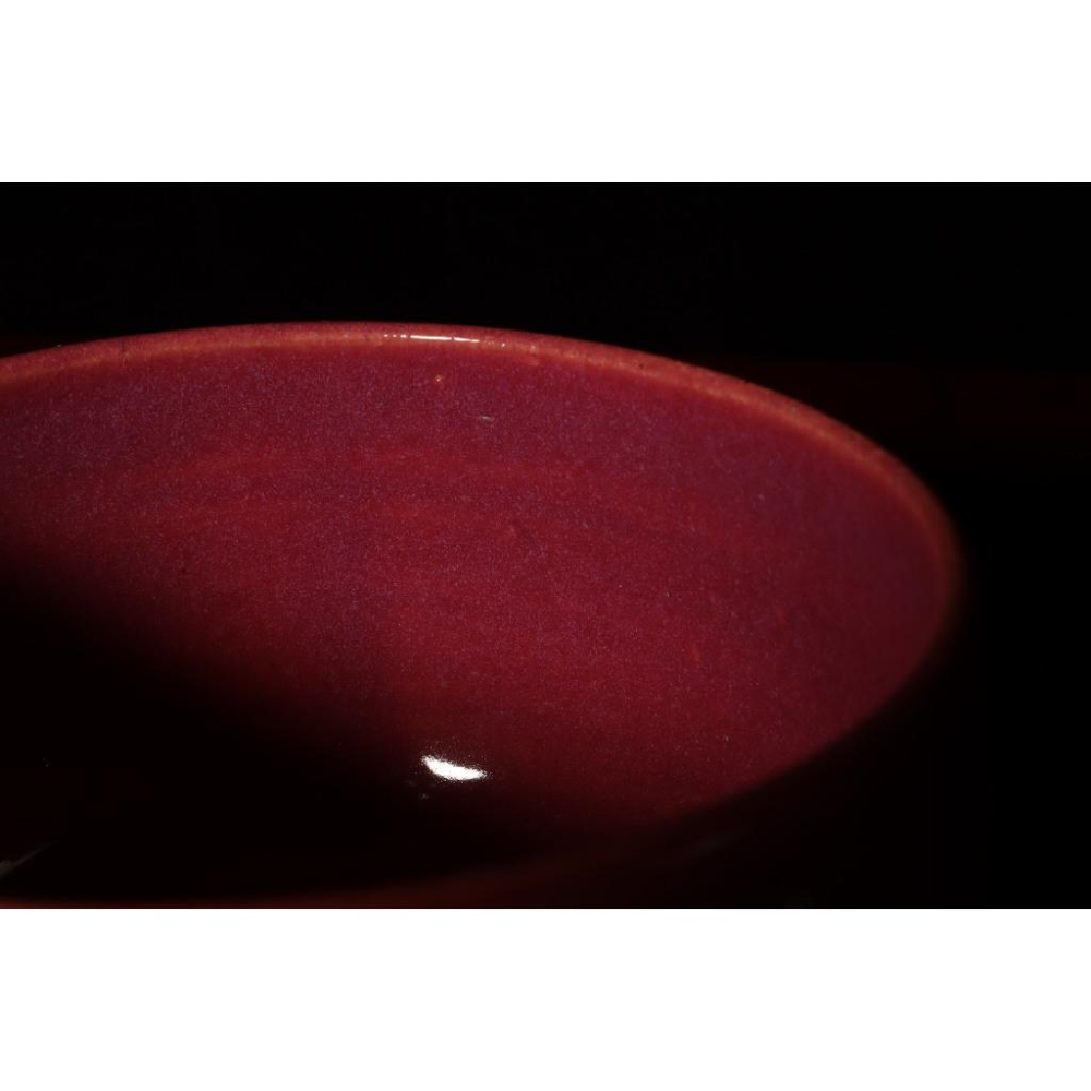 《部町》日本 作家款 菫釉抹茶碗｜抹茶 茶道具 茶道 花道 花藝 神社 京都 古董 茶碗 茶杯-細節圖5