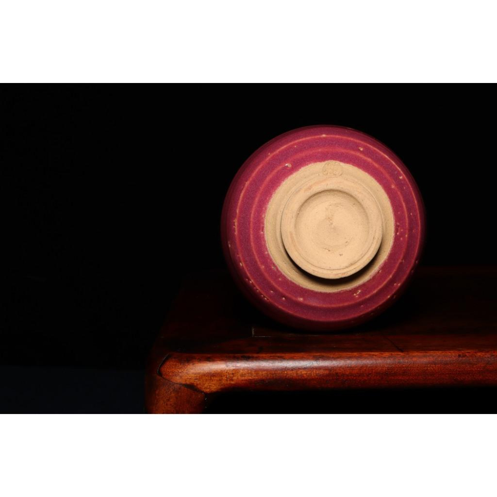 《部町》日本 作家款 菫釉抹茶碗｜抹茶 茶道具 茶道 花道 花藝 神社 京都 古董 茶碗 茶杯-細節圖8