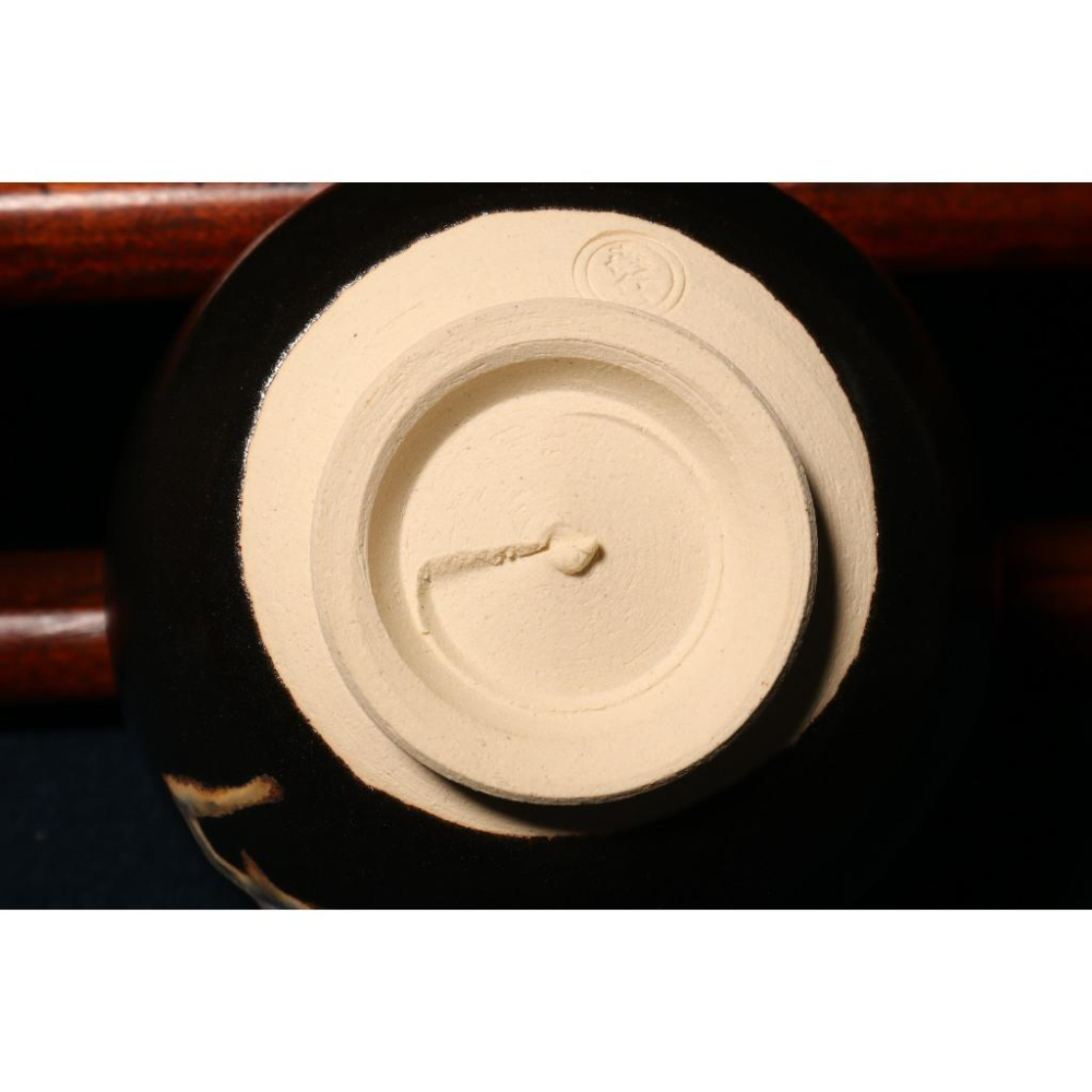 《部町》日本 喜兵衛窯 手繪描金樁花 抹茶碗 附木箱｜抹茶 茶道具 茶道 花道 花藝 神社 京都 古董 茶碗 茶杯-細節圖6