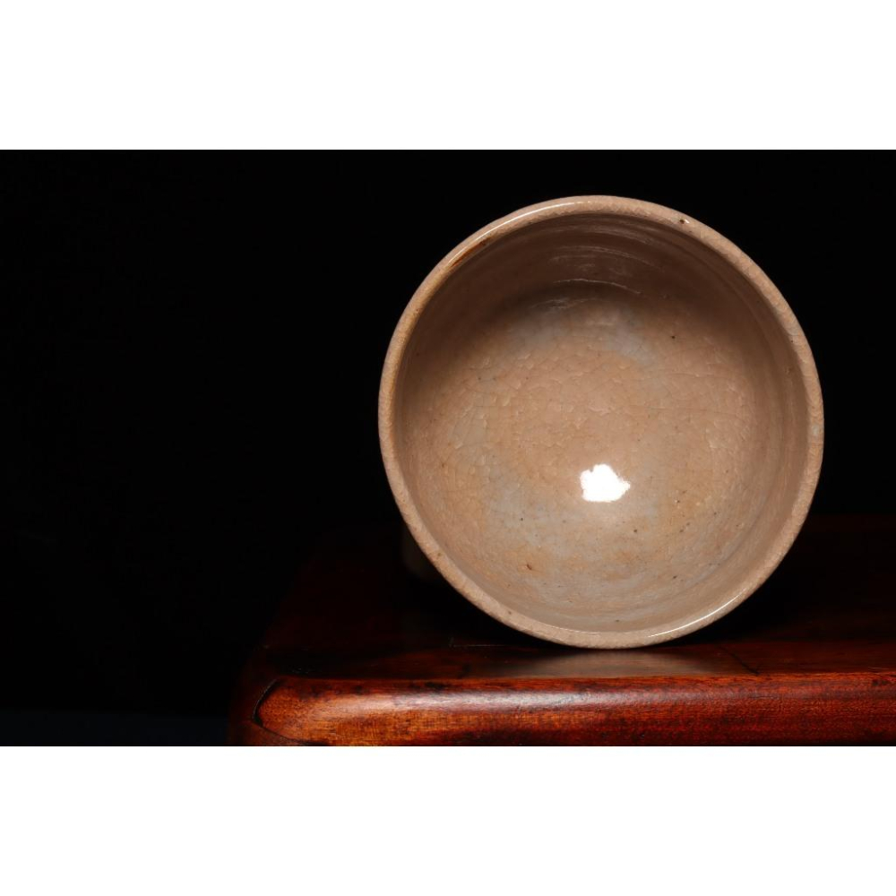 《部町》日本 老唐津 開片抹茶碗｜抹茶 茶道具 茶道 花道 花藝 神社 京都 古董 茶碗 茶杯-細節圖7