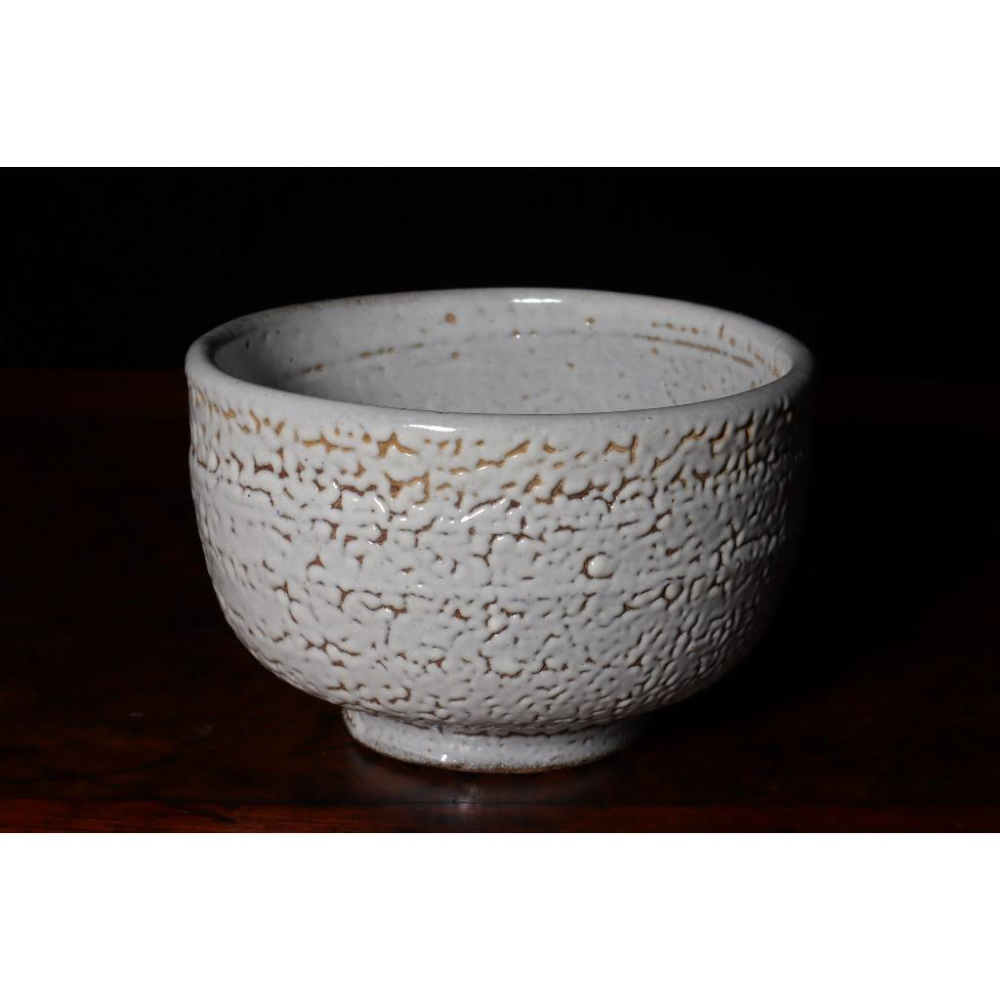 《部町》日本 手捏鼠志野 抹茶碗｜抹茶 茶道具 茶道 花道 花藝 神社 京都 古董 茶碗 茶杯-細節圖4