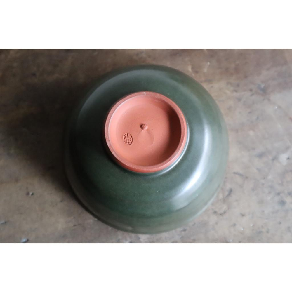 《部町》海城燒 岩崎治夫造 抹茶碗 附木箱｜抹茶 茶道具 茶道 花道 花藝 神社 京都 古董 茶碗 茶杯-細節圖7