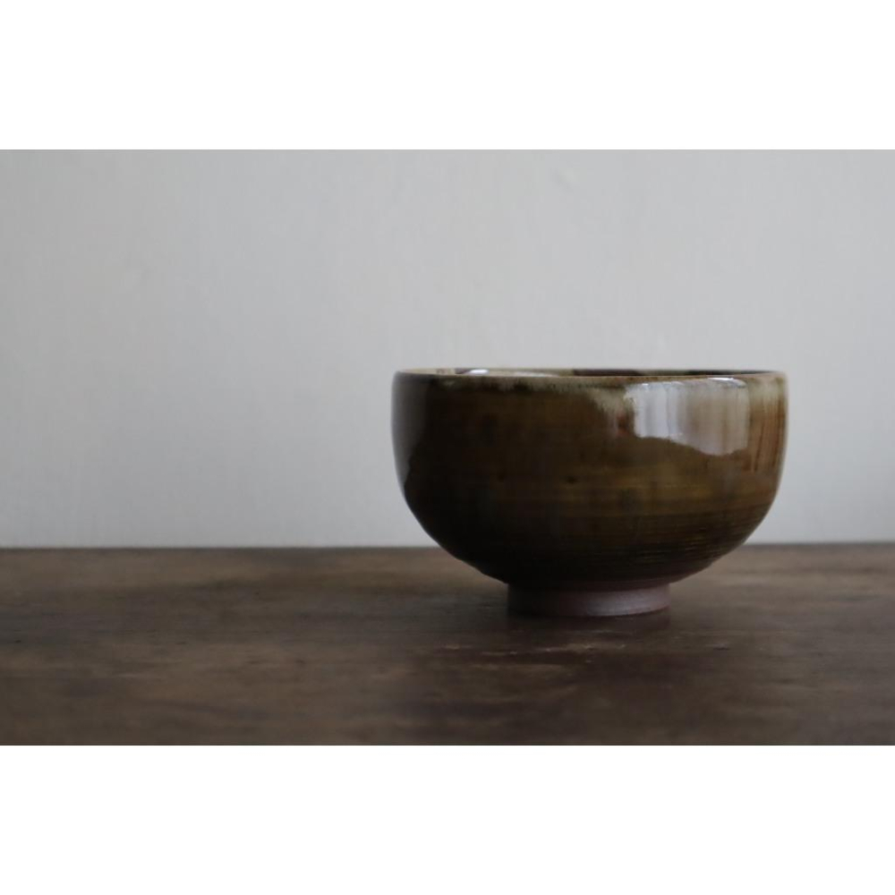 《部町》日本 小代燒 窯變抹茶碗｜抹茶 茶道具 茶道 花道 花藝 神社 京都 古董 茶碗 茶杯-細節圖2