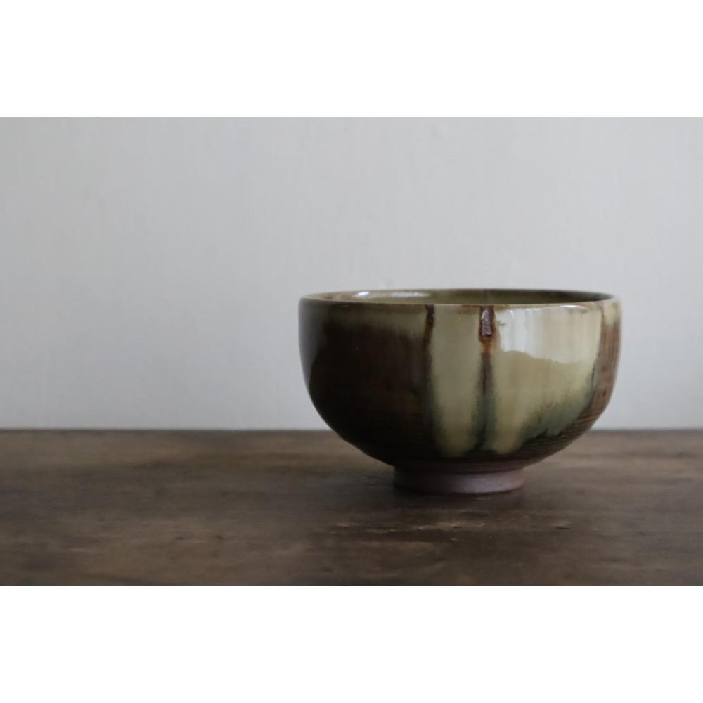 《部町》日本 小代燒 窯變抹茶碗｜抹茶 茶道具 茶道 花道 花藝 神社 京都 古董 茶碗 茶杯-細節圖3