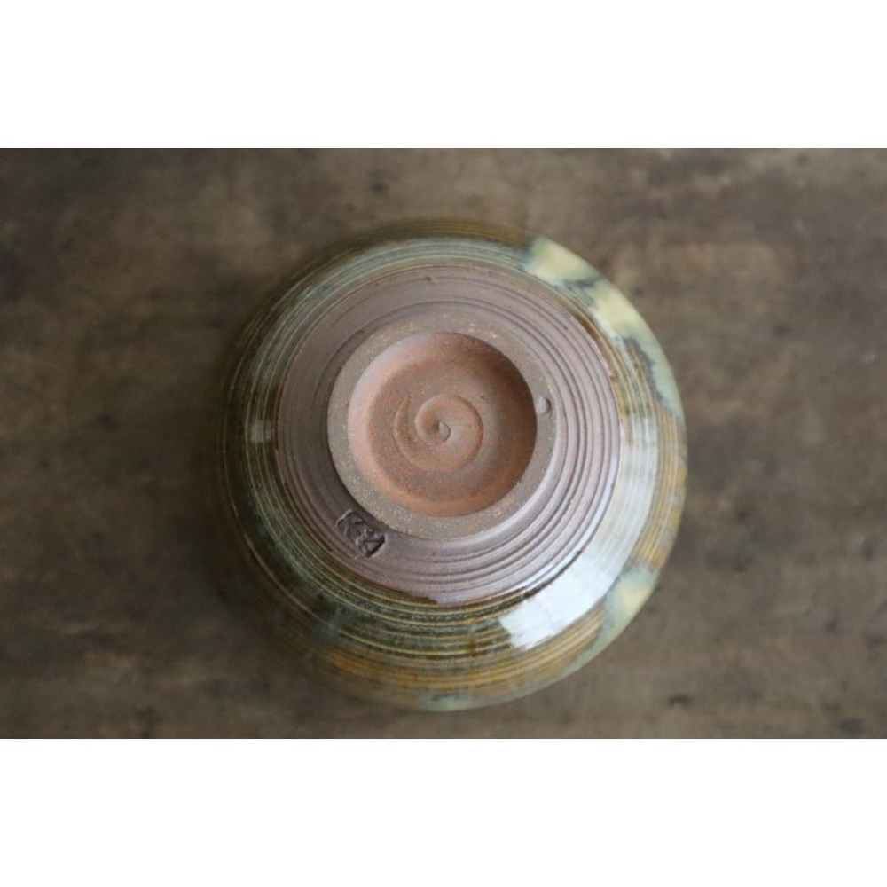 《部町》日本 小代燒 窯變抹茶碗｜抹茶 茶道具 茶道 花道 花藝 神社 京都 古董 茶碗 茶杯-細節圖9