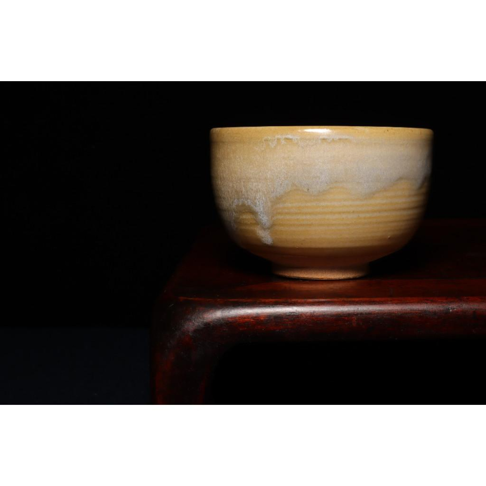 《部町》日本 正款 窯變抹茶碗  附木箱｜抹茶 茶道具 茶道 花道 花藝 神社 京都 古董 茶碗 茶杯-細節圖3