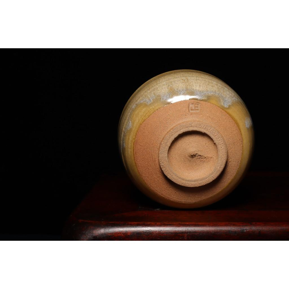 《部町》日本 正款 窯變抹茶碗  附木箱｜抹茶 茶道具 茶道 花道 花藝 神社 京都 古董 茶碗 茶杯-細節圖8