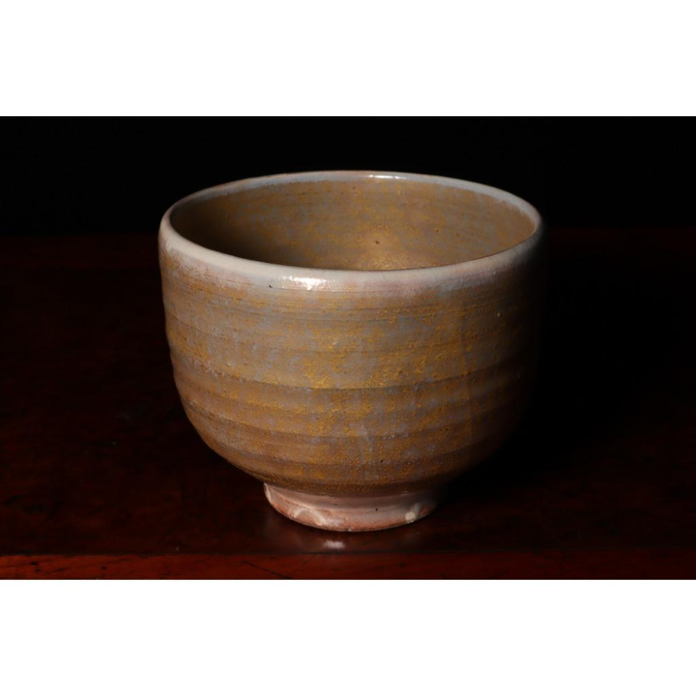 《部町》日本 名家 寺池靜人造 金彩抹茶碗 附木箱｜抹茶 茶道具 茶道 花道 花藝 神社 京都 古董 茶碗 茶杯-細節圖4