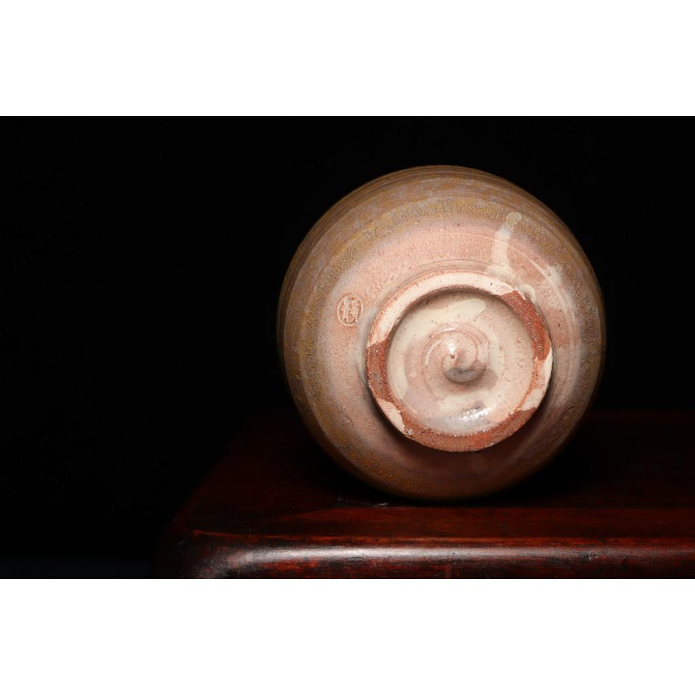 《部町》日本 名家 寺池靜人造 金彩抹茶碗 附木箱｜抹茶 茶道具 茶道 花道 花藝 神社 京都 古董 茶碗 茶杯-細節圖8