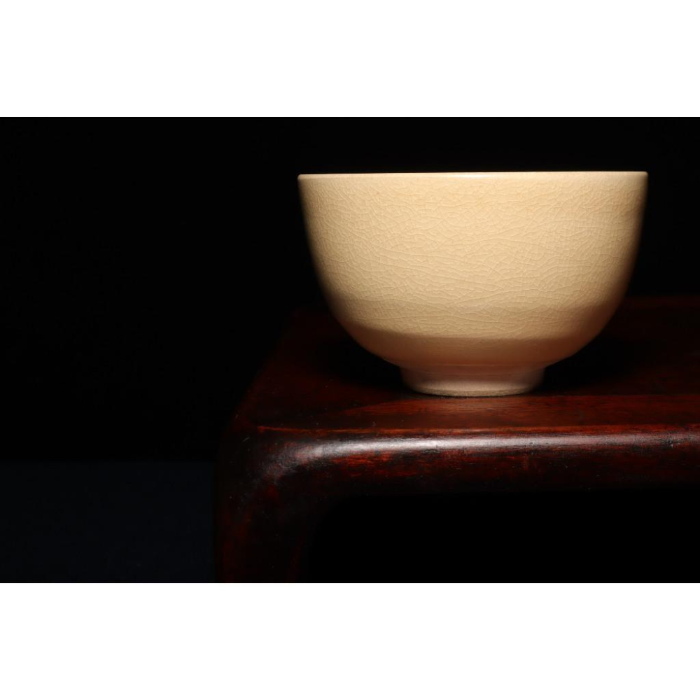 《部町》日本 仁清風 金銀繪楓葉 抹茶碗 附木箱｜抹茶 茶道具 茶道 花道 花藝 神社 京都 古董 茶碗 茶杯-細節圖4