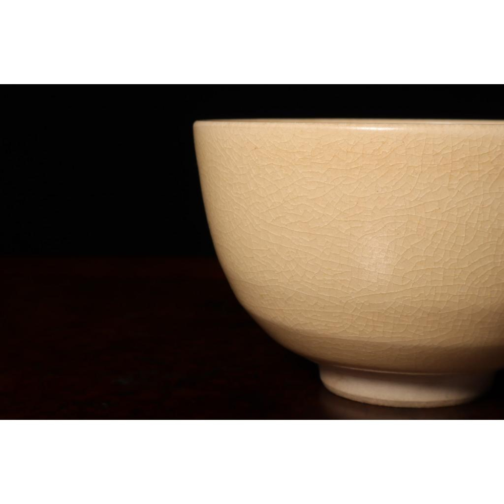 《部町》日本 仁清風 金銀繪楓葉 抹茶碗 附木箱｜抹茶 茶道具 茶道 花道 花藝 神社 京都 古董 茶碗 茶杯-細節圖6