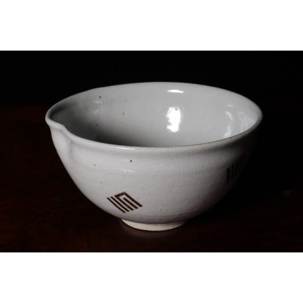 《部町》日本 高橋楽斎造 源氏香紋 抹茶碗 附木箱 源共布｜抹茶 茶道具 茶道 花道 花藝 神社 京都 古董 茶碗 茶杯-細節圖4