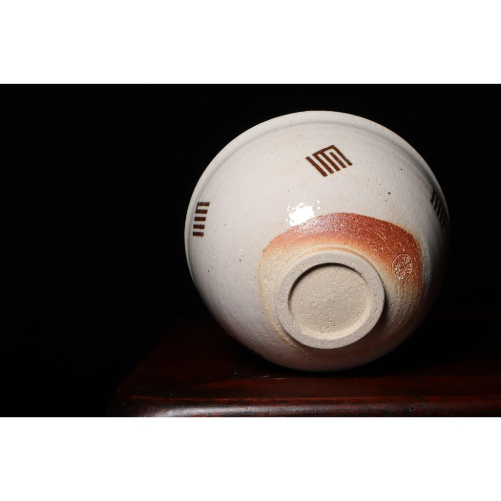 《部町》日本 高橋楽斎造 源氏香紋 抹茶碗 附木箱 源共布｜抹茶 茶道具 茶道 花道 花藝 神社 京都 古董 茶碗 茶杯-細節圖8