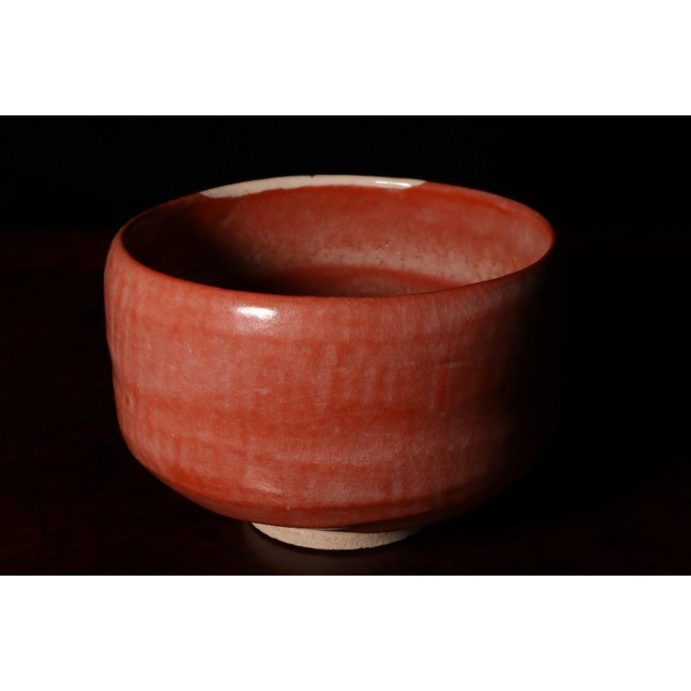 《部町》日本 赤樂燒 松樂款 干支抹茶碗｜抹茶 茶道具 茶道 花道 花藝 神社 京都 古董 茶碗 茶杯-細節圖5