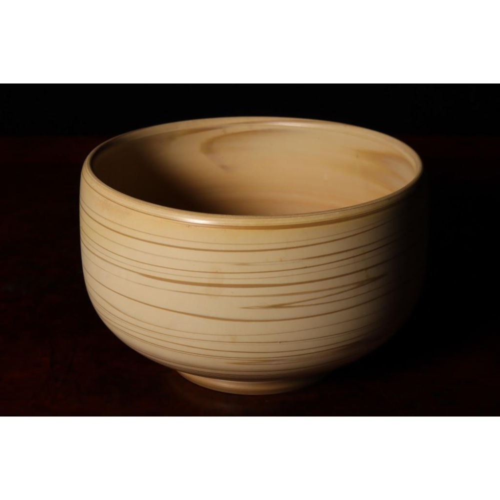 《部町》日本 作家款 絞胎 練り込み 抹茶碗 ｜抹茶 茶道具 茶道 花道 花藝 神社 京都 古董 茶碗 茶杯-細節圖4