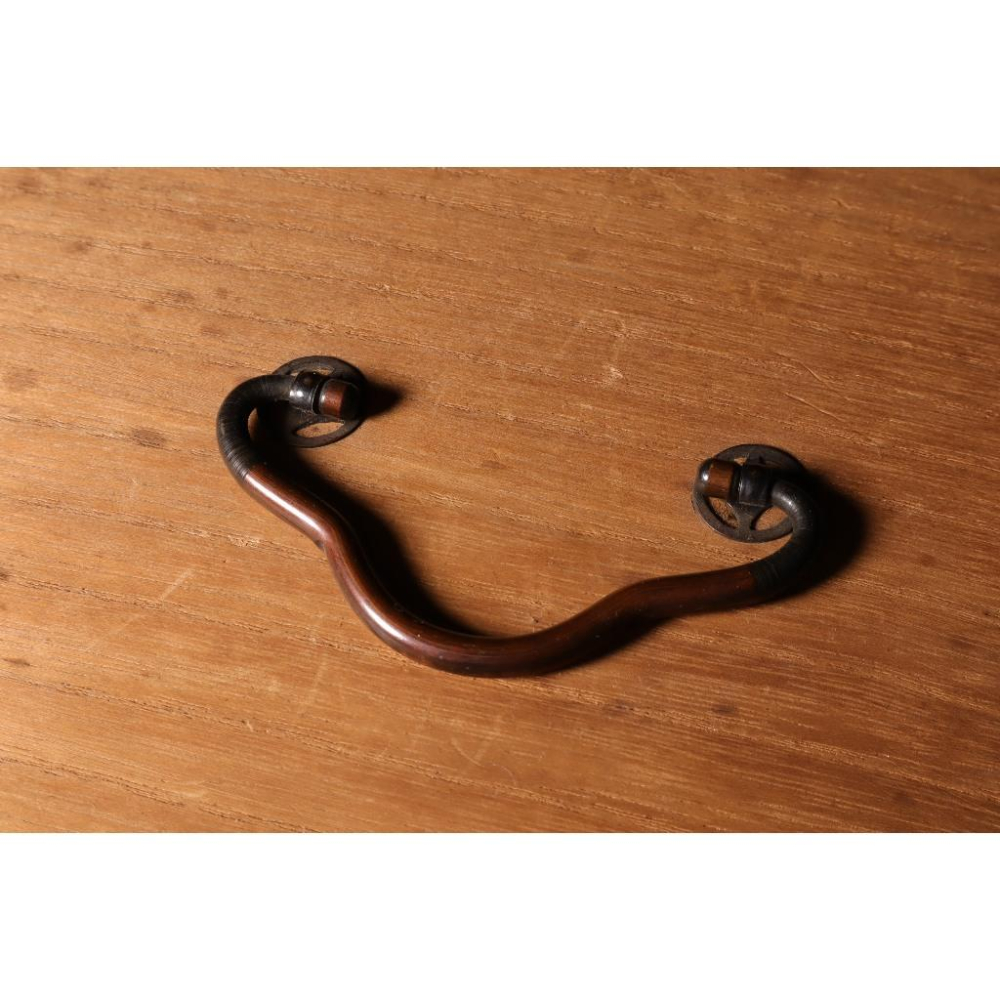 《部町》日本 梧桐木 天然木造 純銅配件 茶箱 茶冊｜抹茶 茶道具 茶道 花道 花藝 神社 京都 古董 茶碗 茶杯-細節圖4