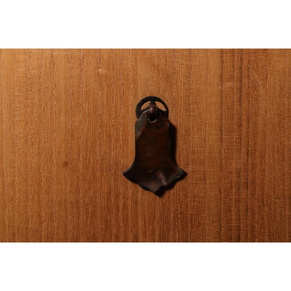 《部町》日本 梧桐木 天然木造 純銅配件 茶箱 茶冊｜抹茶 茶道具 茶道 花道 花藝 神社 京都 古董 茶碗 茶杯-細節圖6