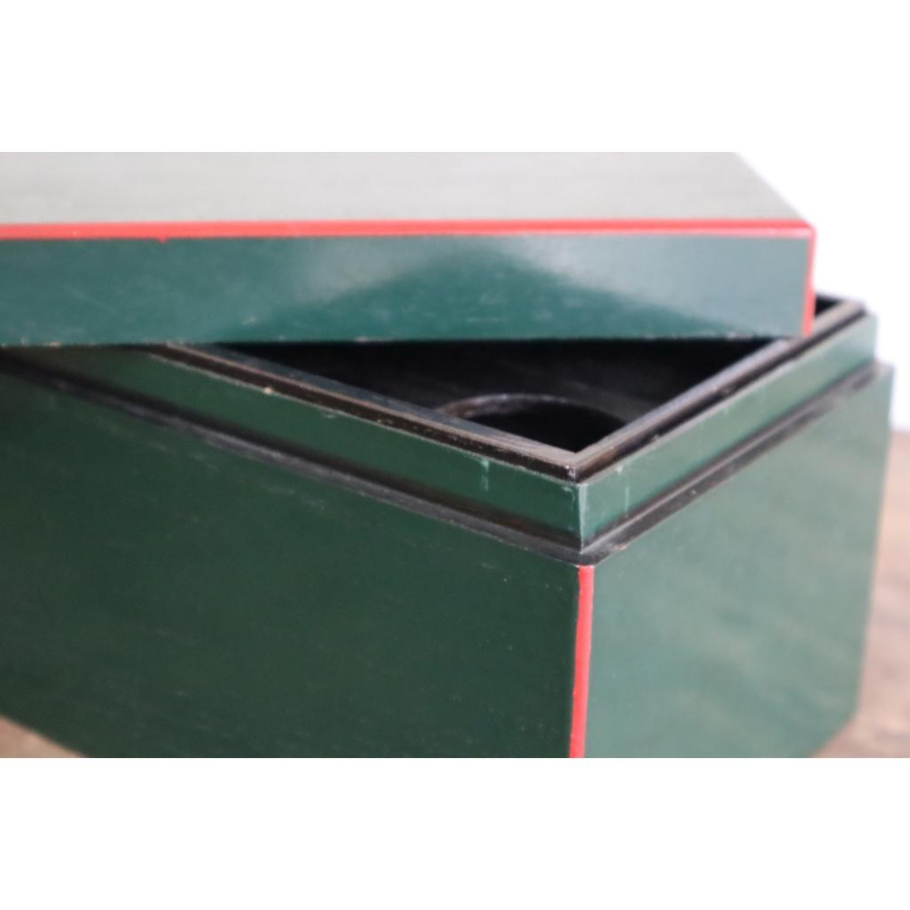 《部町》日本 木胎 利休茶箱｜抹茶 茶道具 茶道 花道 花藝 神社 京都 古董 茶碗 茶杯-細節圖7