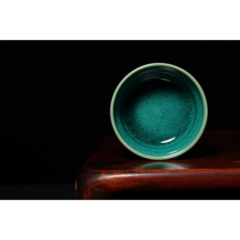 《部町》日本名家造 翠泉 湖水綠開片 抹茶碗｜抹茶 茶道具 茶道 花道 花藝 神社 茶碗 茶葉 京都 普洱茶 茶罐 茶藝-細節圖4