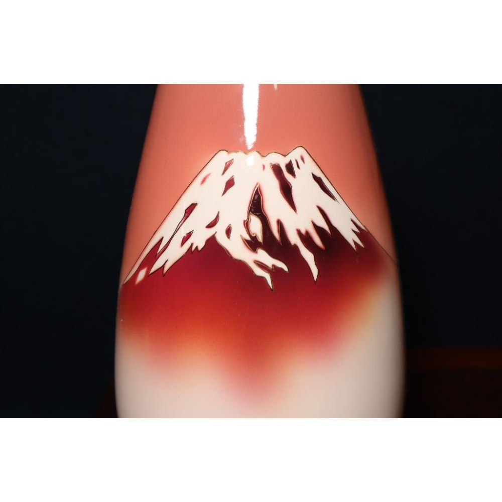 《部町》七寶燒 赤富士 花瓶 花器 ｜抹茶 茶道具 茶道 花道 花藝 神社 茶葉 茶杯 茶海 茶藝 普洱茶-細節圖4